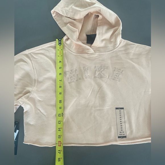 NWT - NIKE SPORTSWEAR CROP HOODIE SHIMMER - XS - Picture 8 of 9